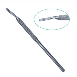 Curved Scalpel Handle Premium (BP Handle) No. 3 (Pack of 1)