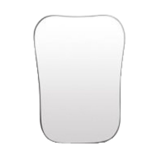 Orthodontic Double Sided Adult Medium Occlusal Photography Mirror Stainless Steel 10x7.5CM (Pack Of 1Pc)