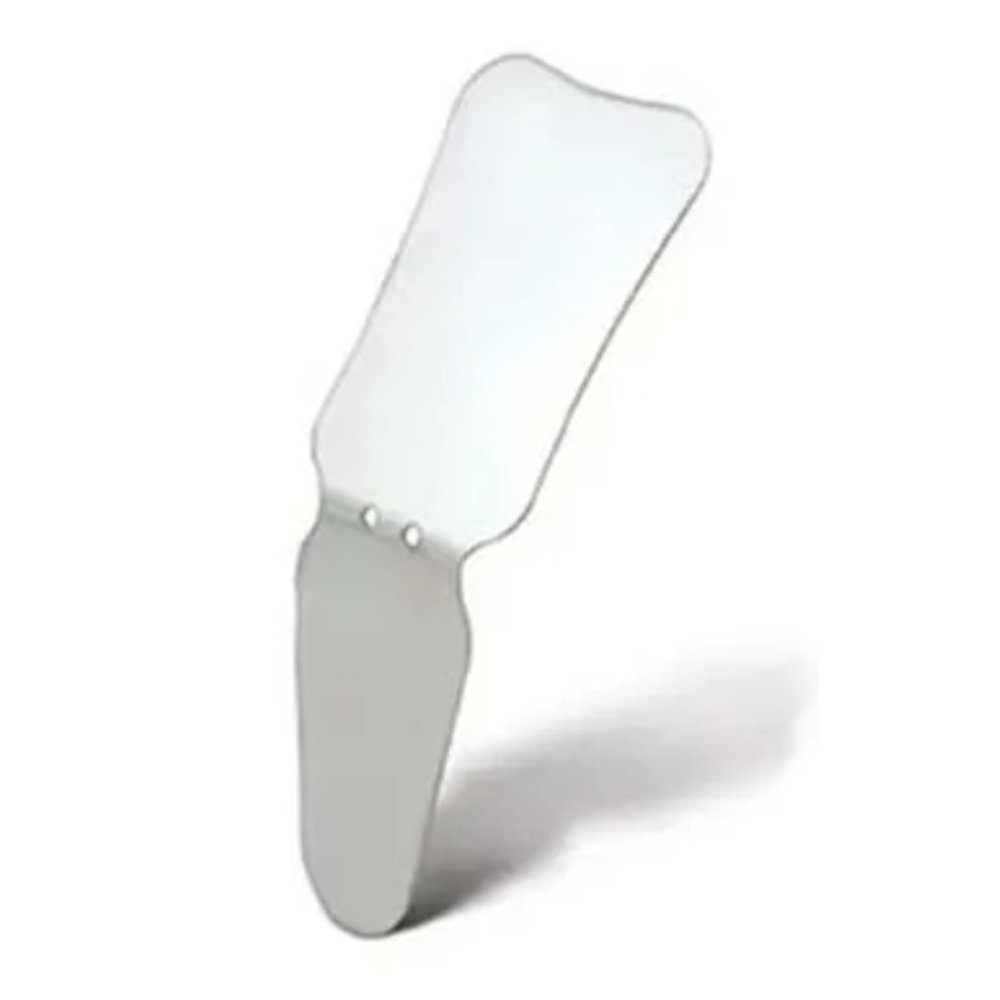 Orthodontic Intraoral Stainless Steel Double Sided Angulated Pedo Occlusal Buccal Photography Mirror 7.2x8.5x8.5CM (Pack Of 1Pc)